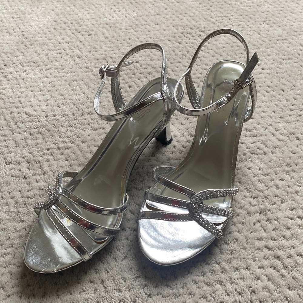 Silver heels